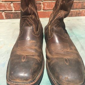 Wolverine steel toe work boots